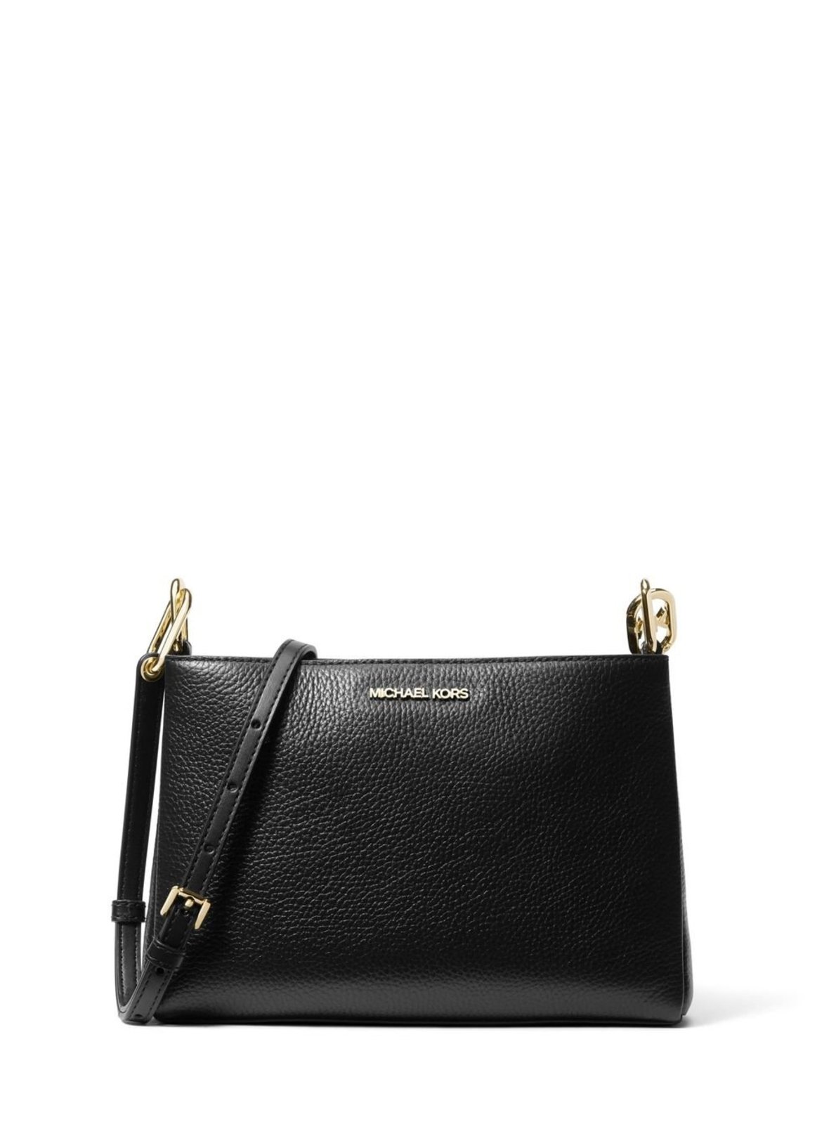 Vista 2 Bolsa Transversal Trisha Média De Couro 35H1g9tc8l001 preto preto