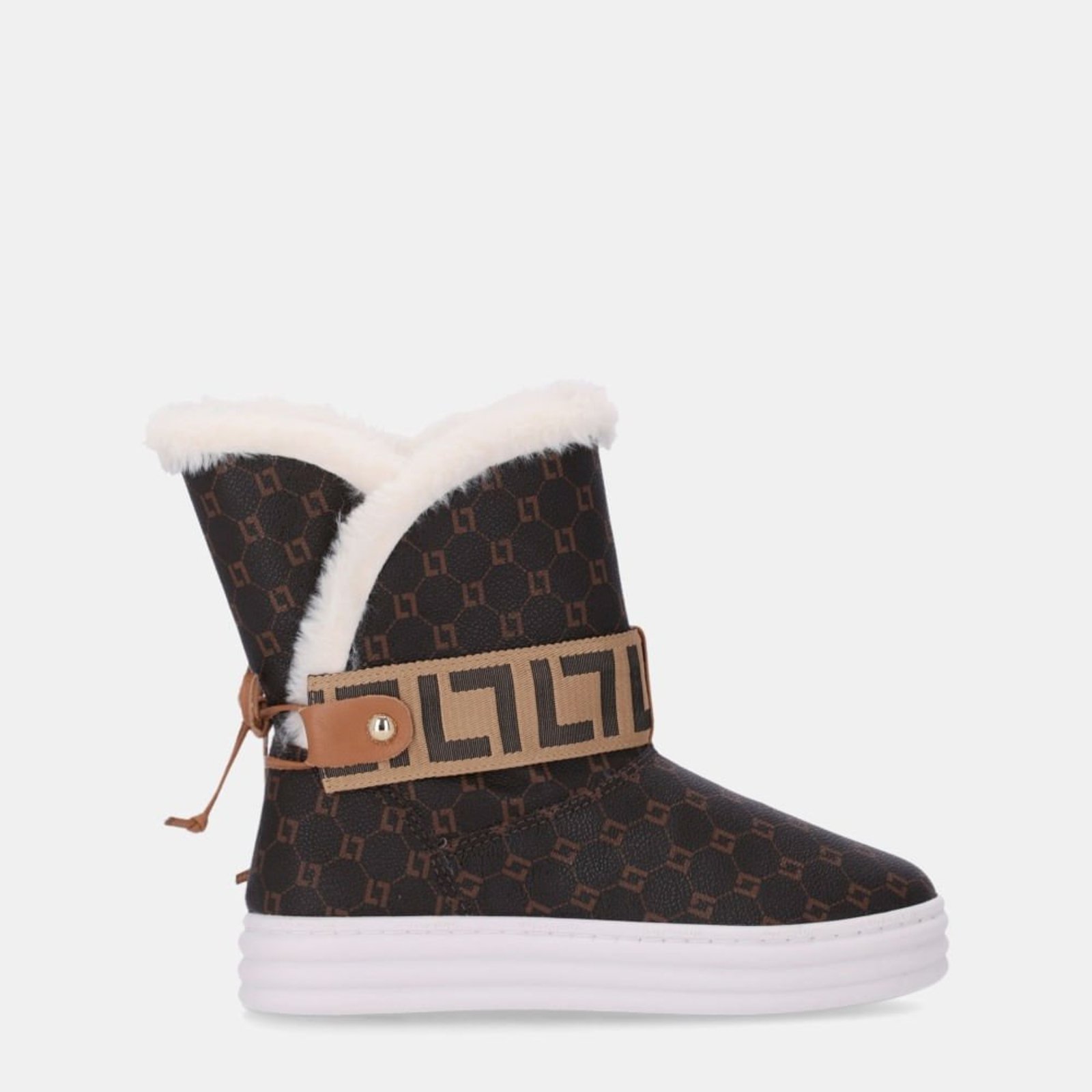 Tênis Boot Monograma Mocca-60230006 Luz da Lua