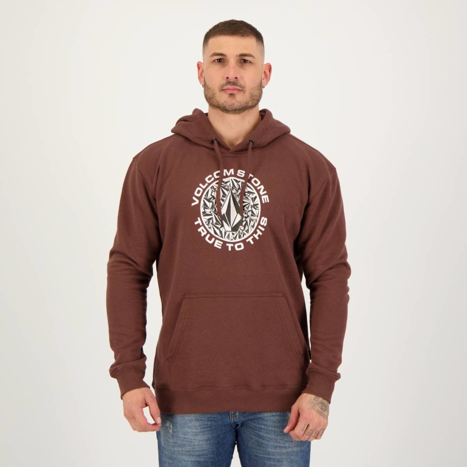Moletom Volcom Friday Marrom