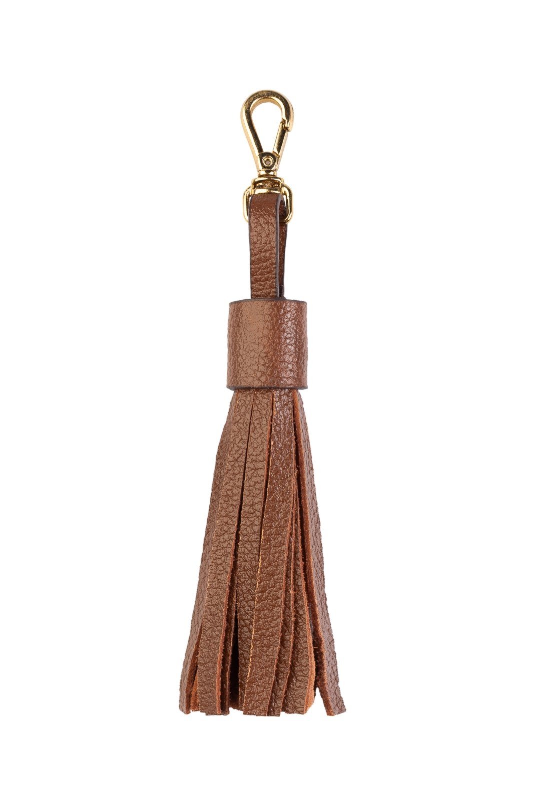 Vista 2 Chaveiro Andrea Vinci Tassel Franja Em Couro - Whisky verde militar Andrea Vinci verde militar