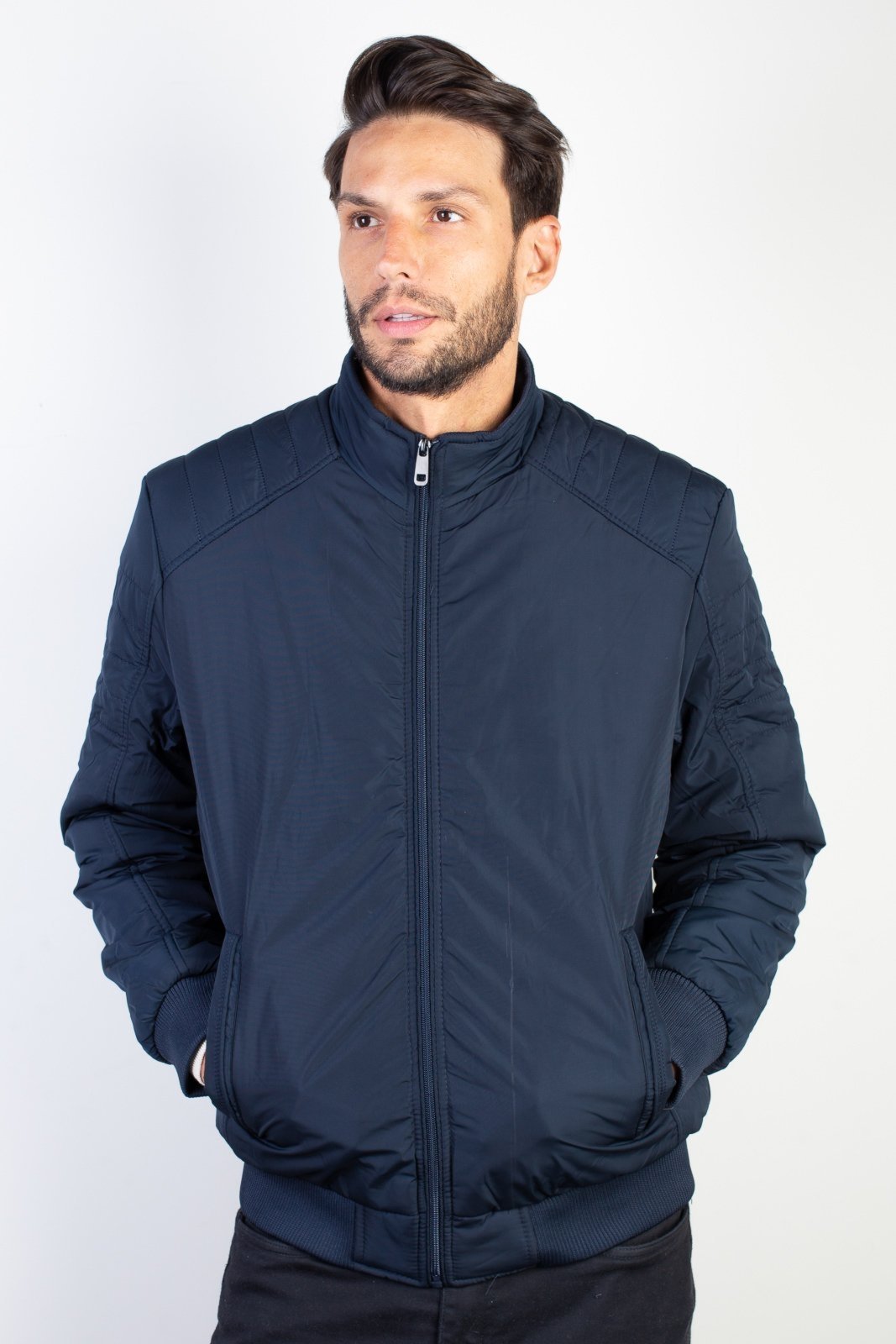 Jaqueta Enluaze Masculina De Nylon Impermeável 94267 – Azul Marinho