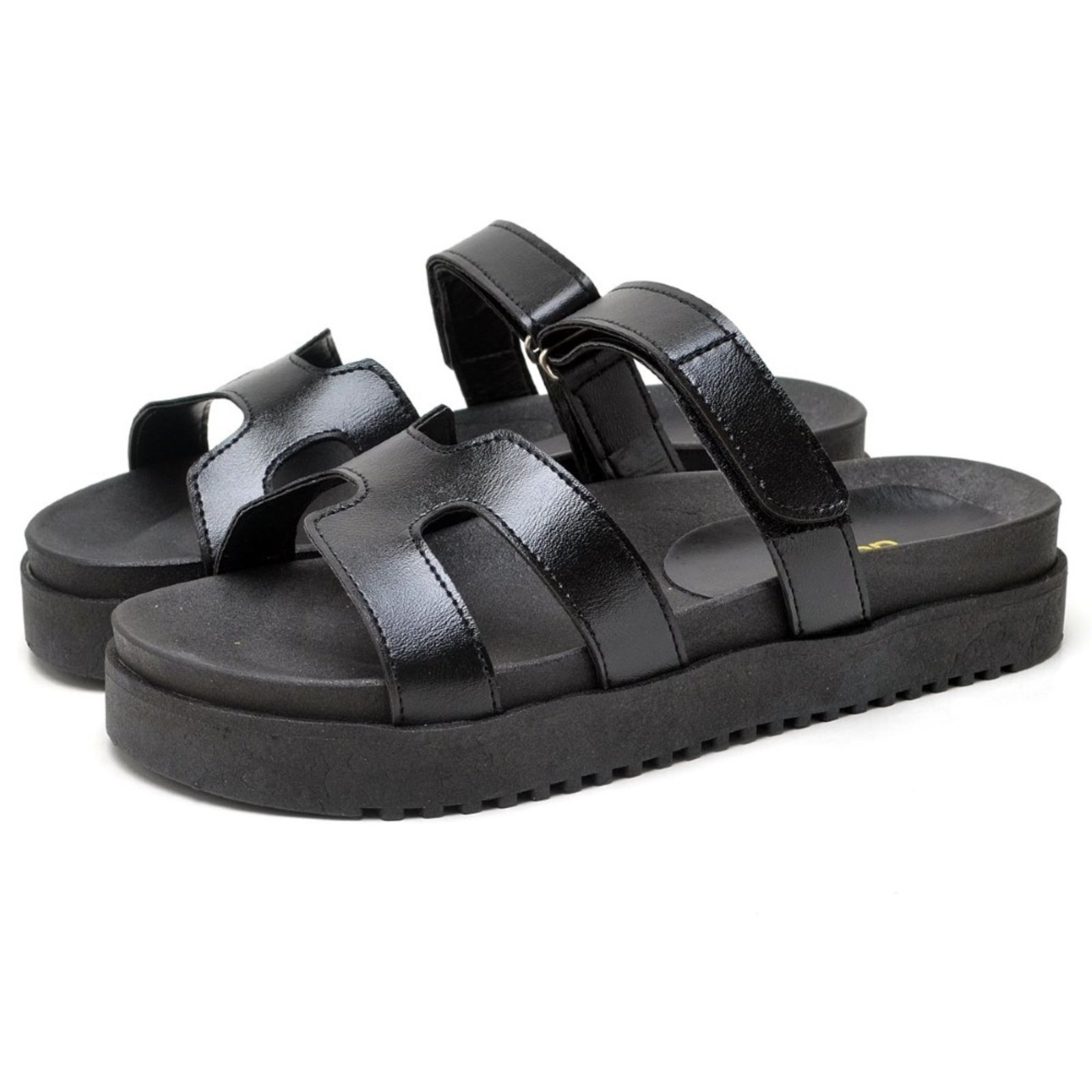 Sandália Plataforma Feminina DUBUY 2054FG Preto