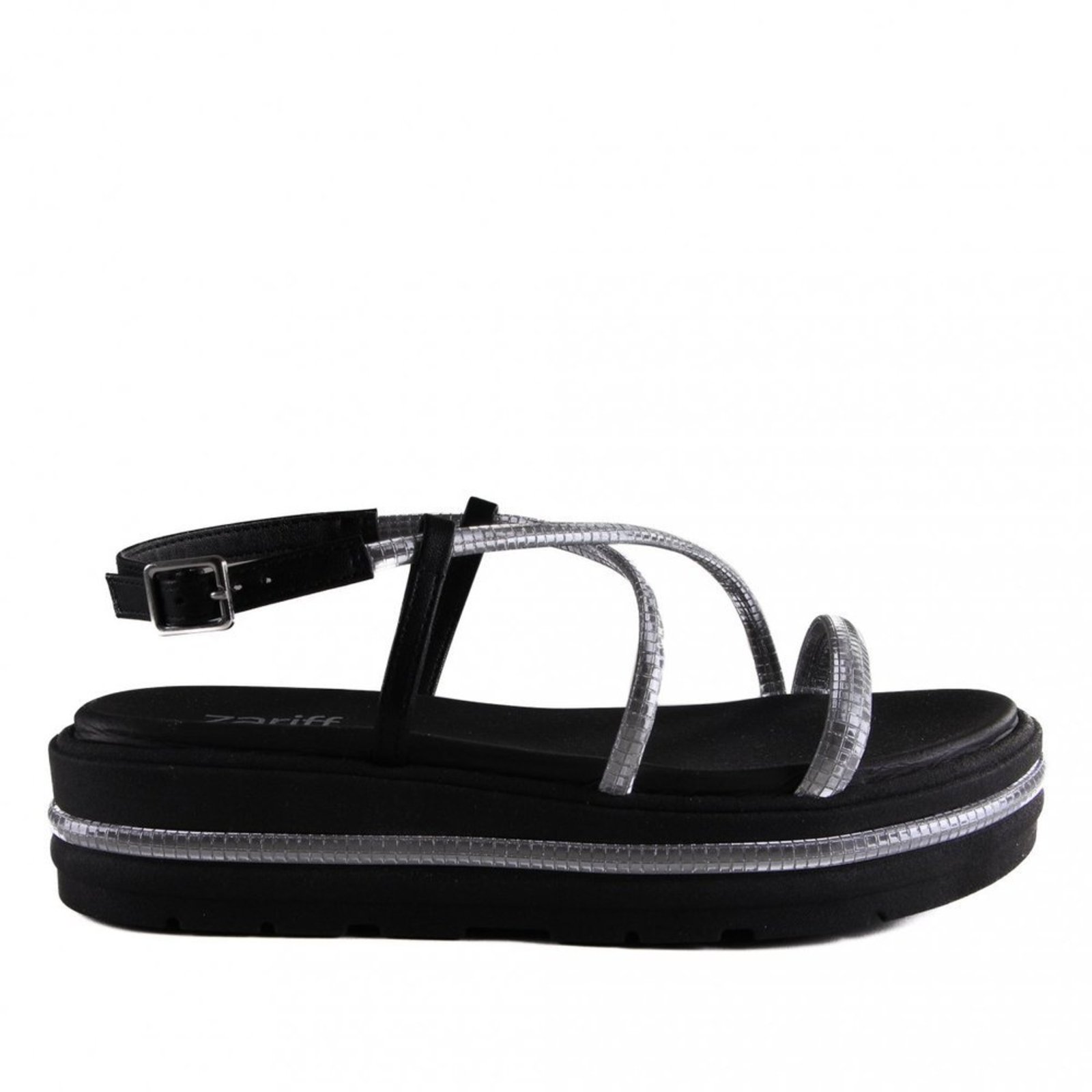 Sandália Zariff Feminina Plataforma T2230-402 Zariff Preto