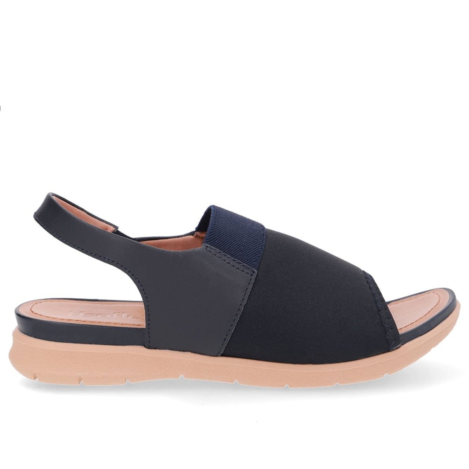 Sandália Plataforma Elastano Azul