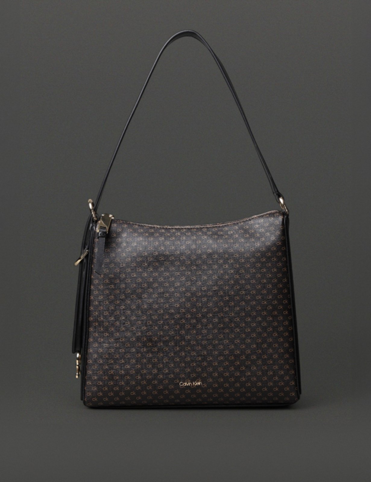 Bolsa Shoulder Feminina Quadrada Calvin Klein – Marrom Calvin Klein Jeans