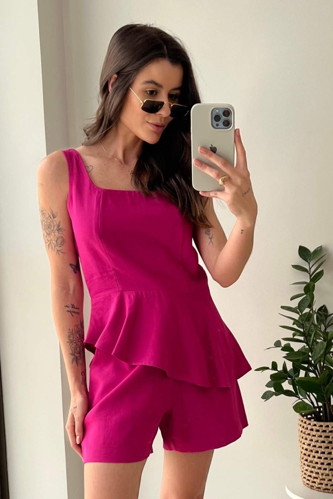 Short Vanibele Alfaiataria Pink