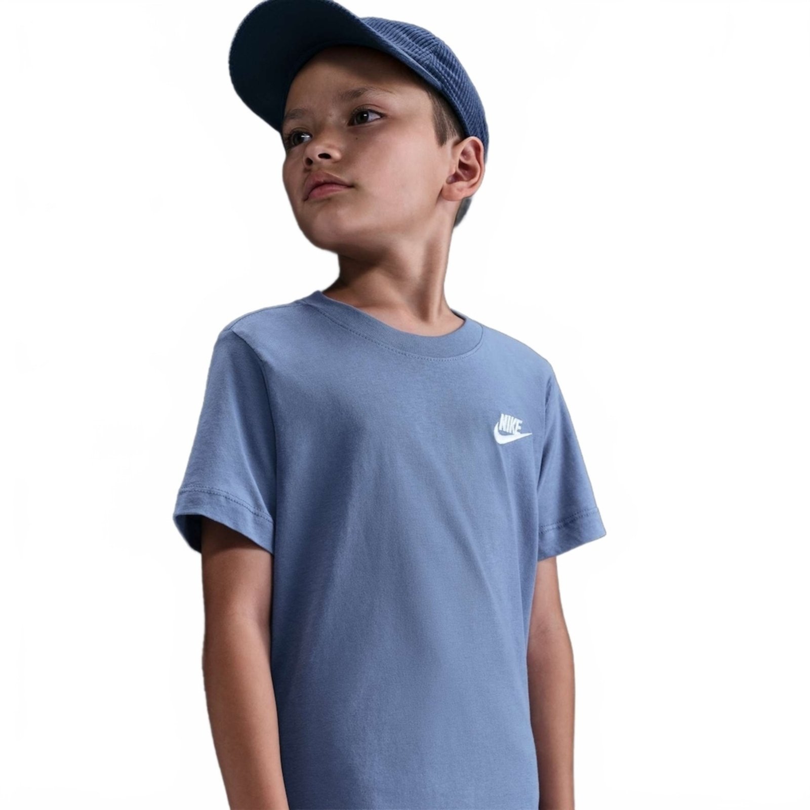 Vista 2 Infantil - Camiseta Nike Sportswear Futura marrom Nike marrom