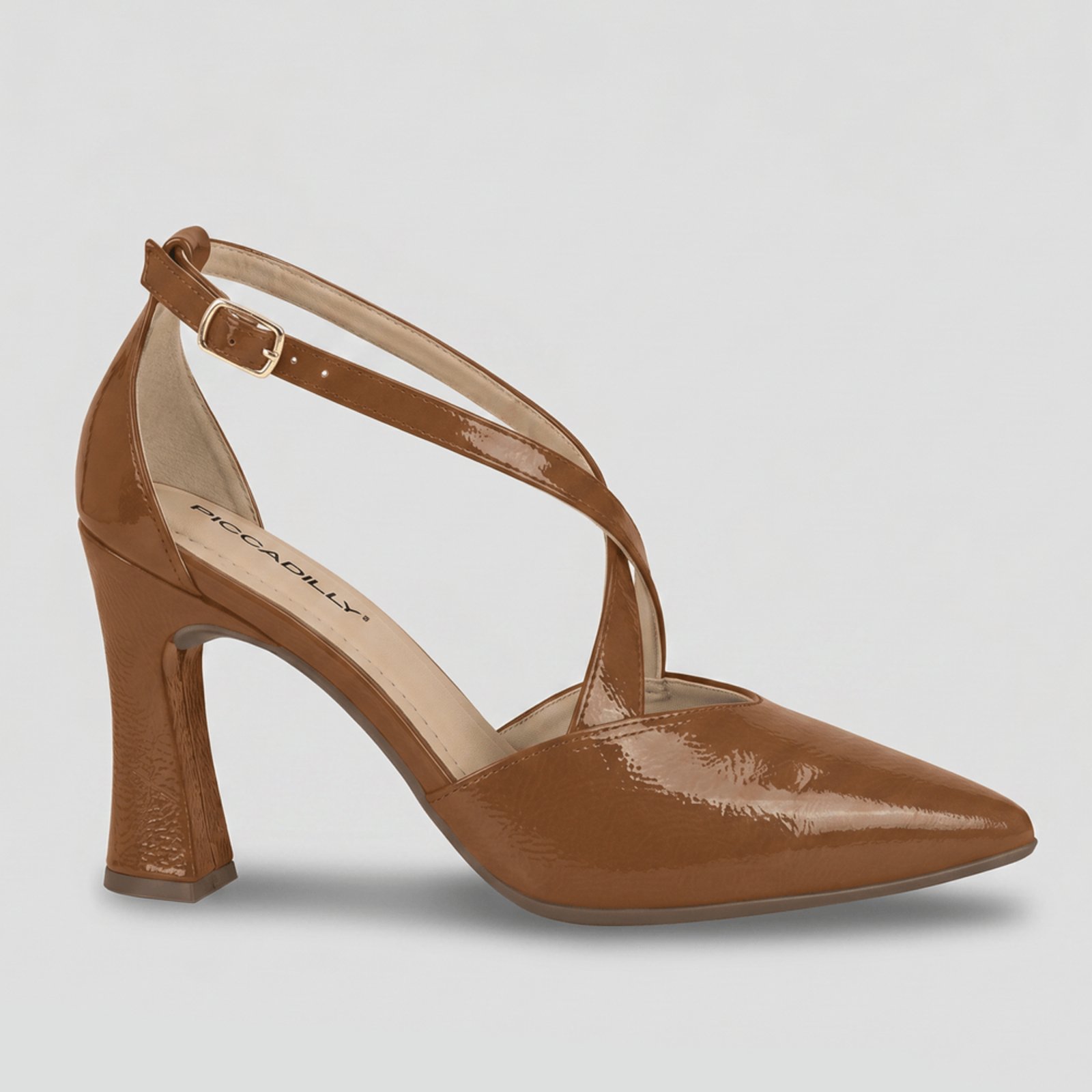 Sapato Scarpin Silvana Salto Alto Ocre