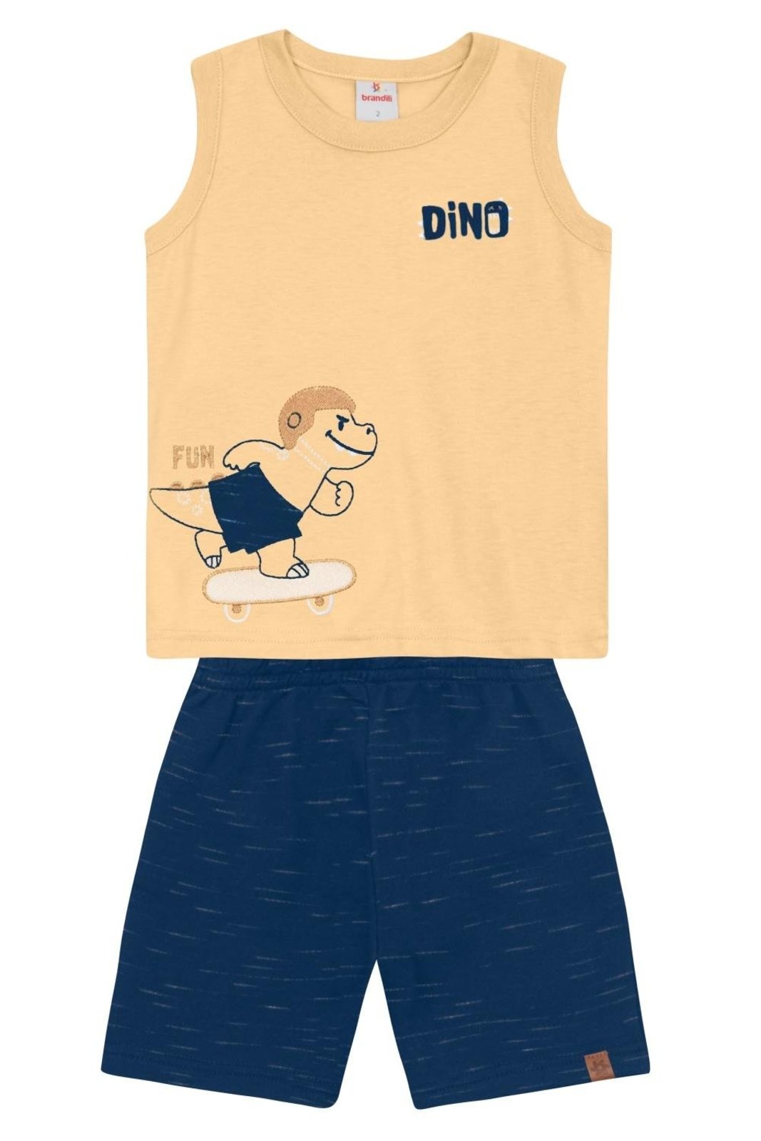 Infantil - Conjunto menino em meia malha Brandili