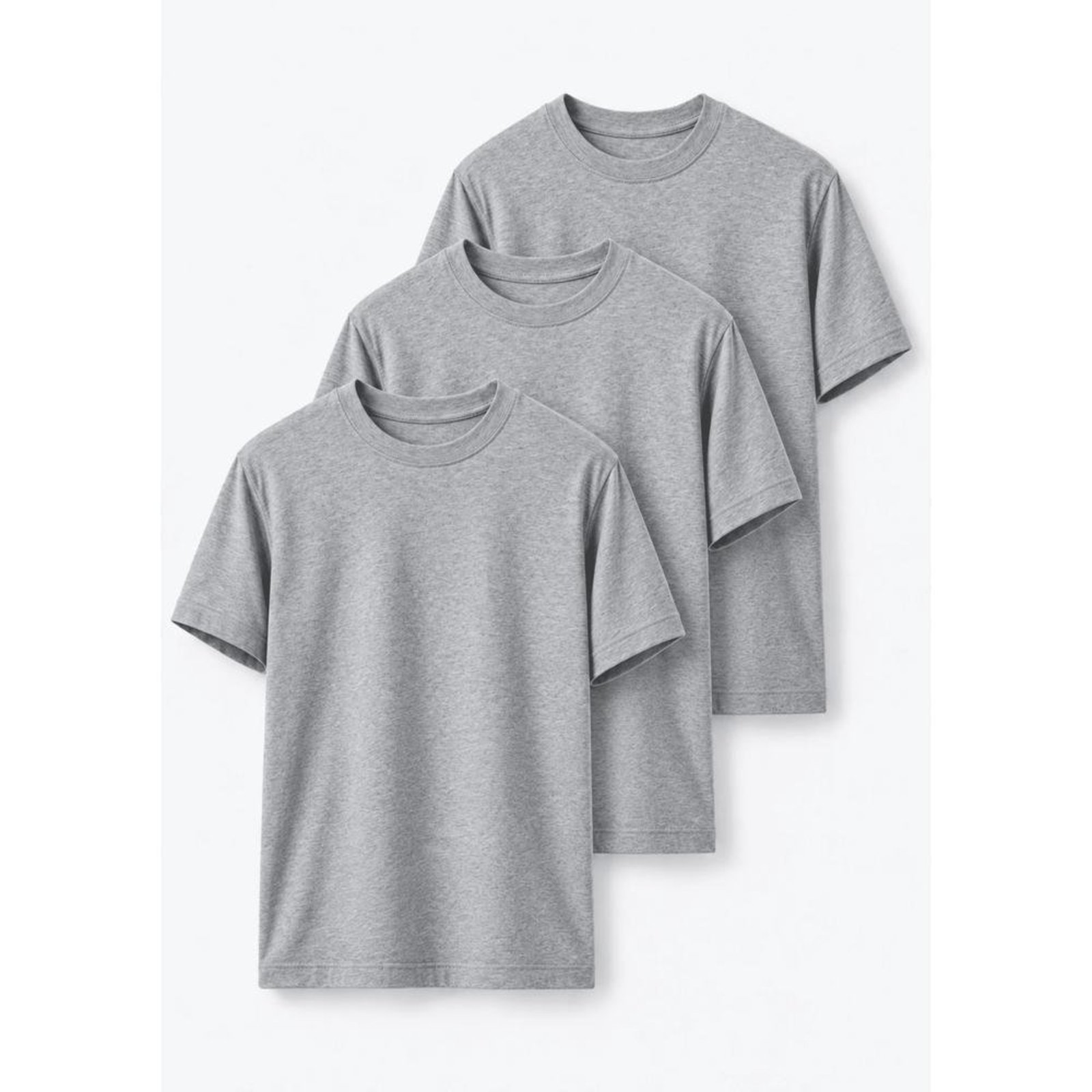 Kit 3 Camisetas Básicas Masculinas Manga Curta Slim Hering