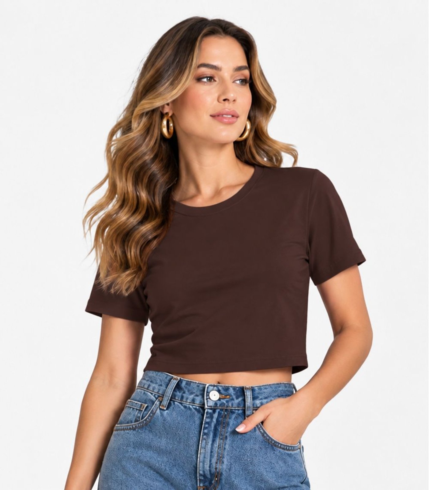 Blusa Verão Masculina Infinita Cor Marrom