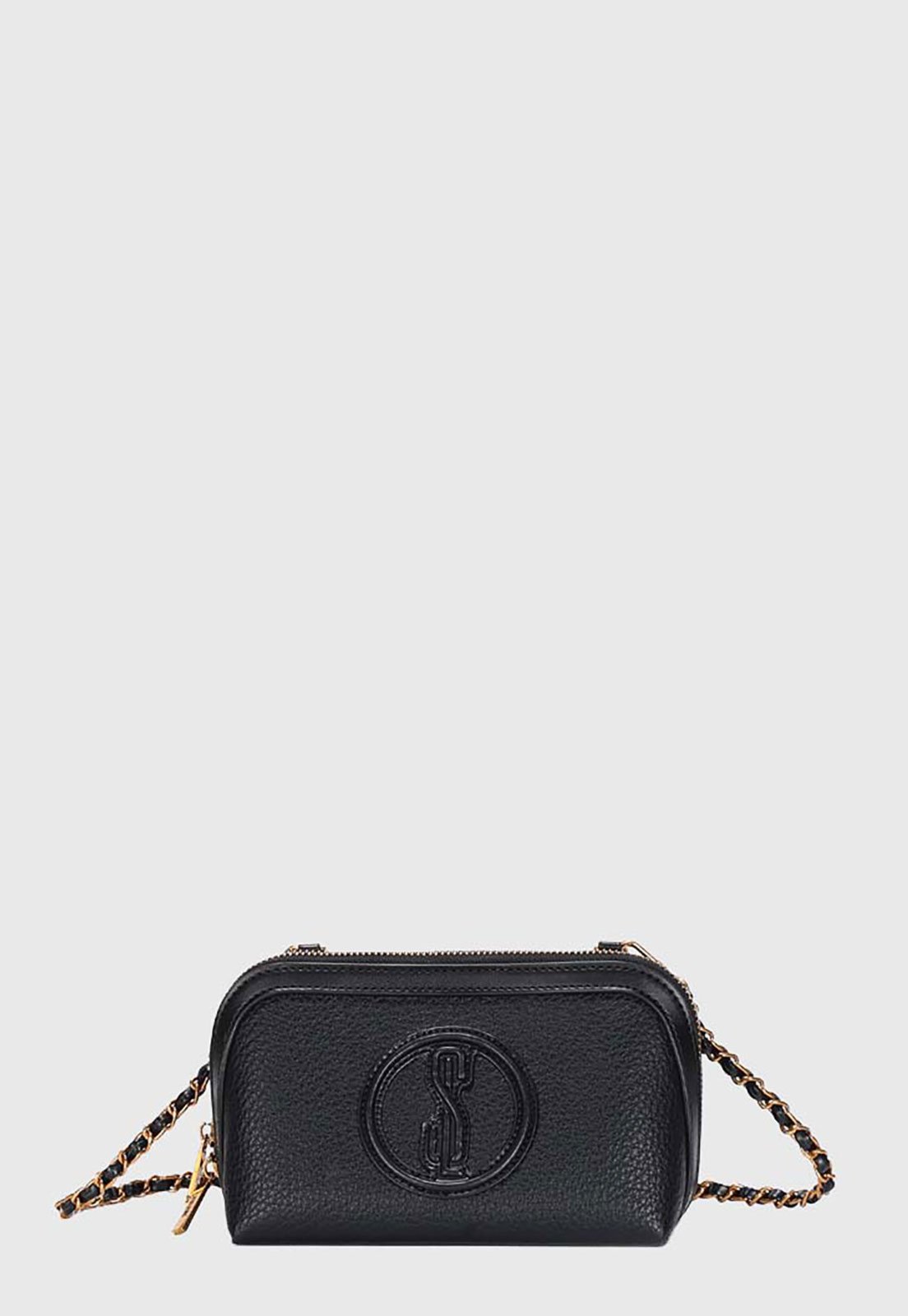 Bolsa Feminina Santa Lolla Alça Corrente Preta