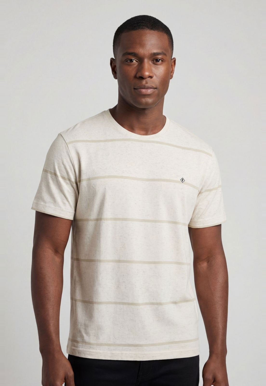 Camiseta Masculina Forum Listrada Off-White