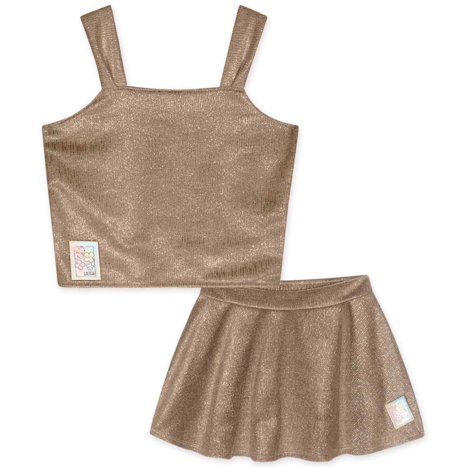 Infantil – Conjunto Curto Brilho Feminino Lilica