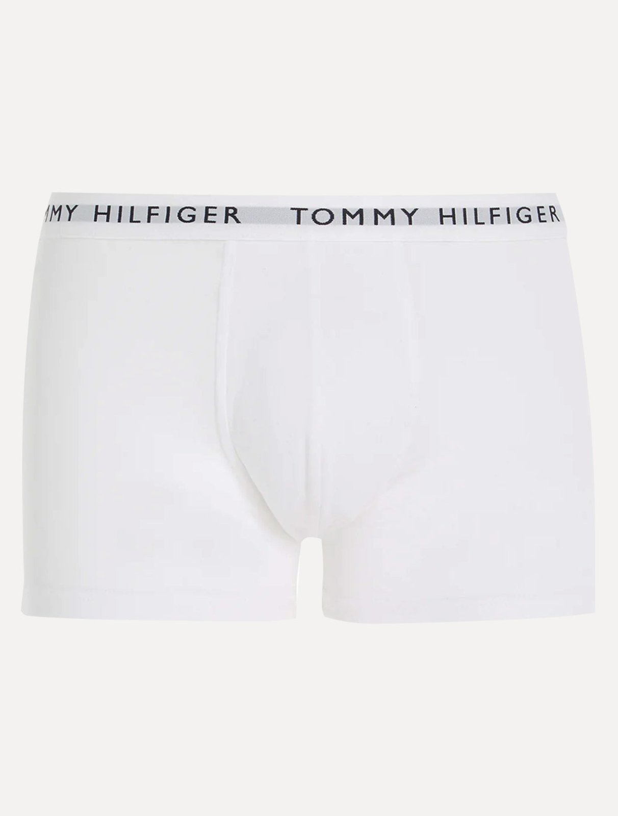 Vista 3 Cueca Tommy Hilfiger Cotton Boxer Trunk Branca Pack 5UN branco Tommy Hilfiger branco