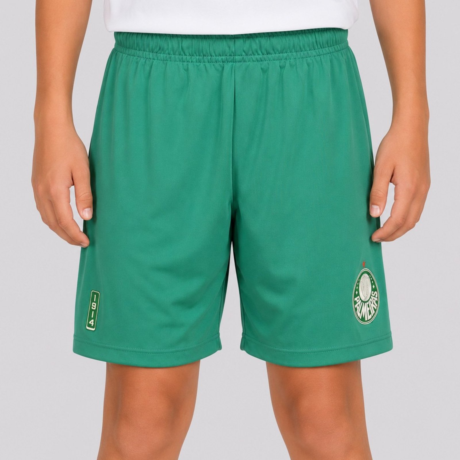 Calção Palmeiras 1914 Escudo Juvenil Verde