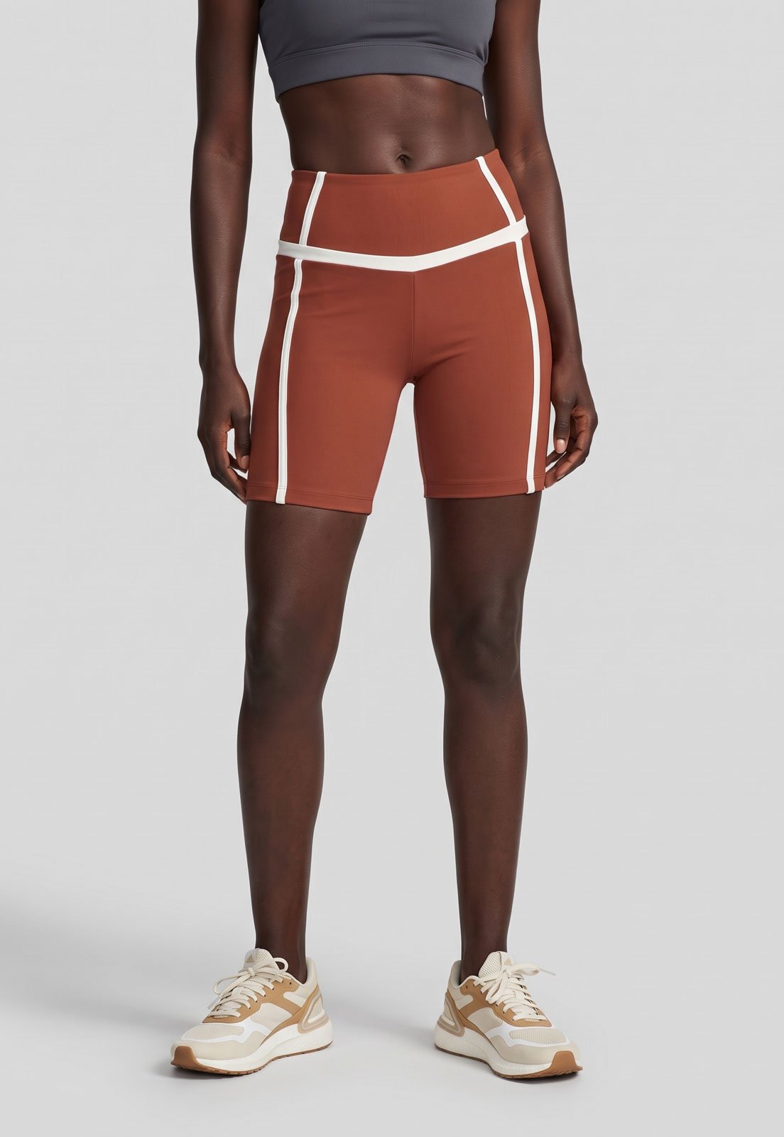 Bermuda Feminina Colcci Sport Cintura Alta Terracota