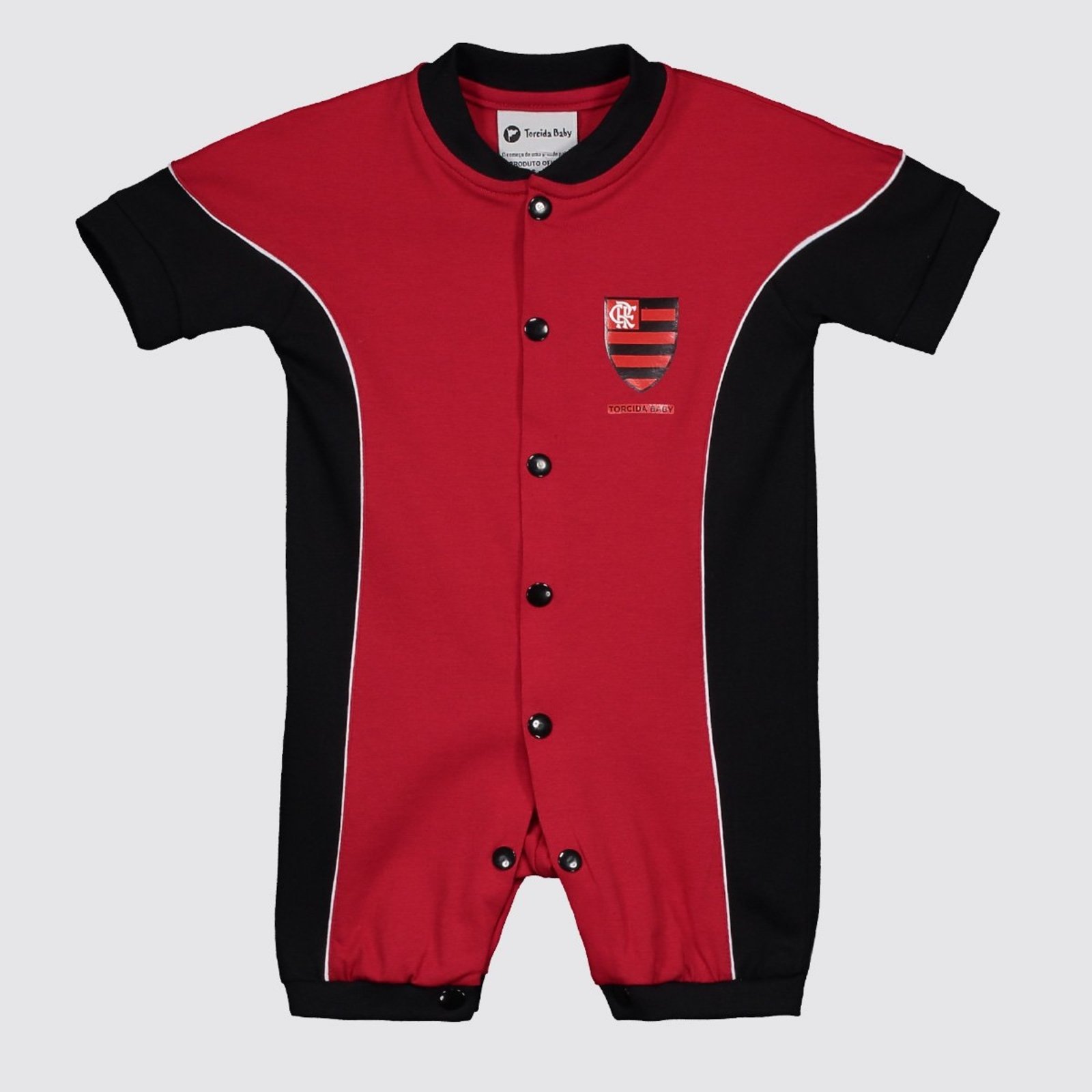 Macacão Meia Malha Curto Flamengo