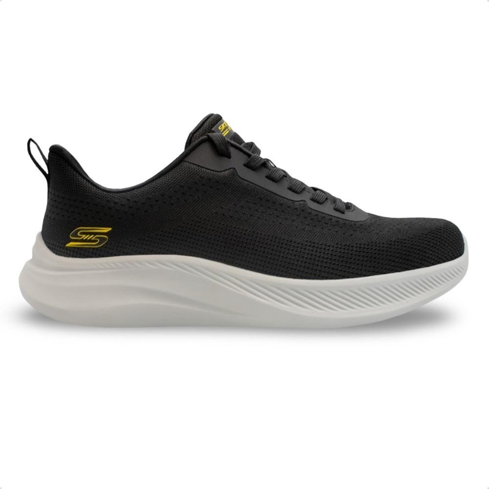 Tênis Skechers Masculino Bobs Moda Flex Preto