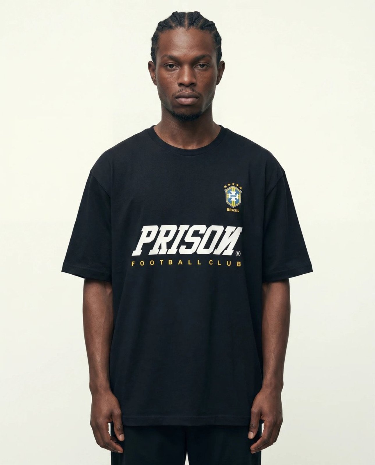 Camiseta Copa Brasil Football Club Preta PRETO