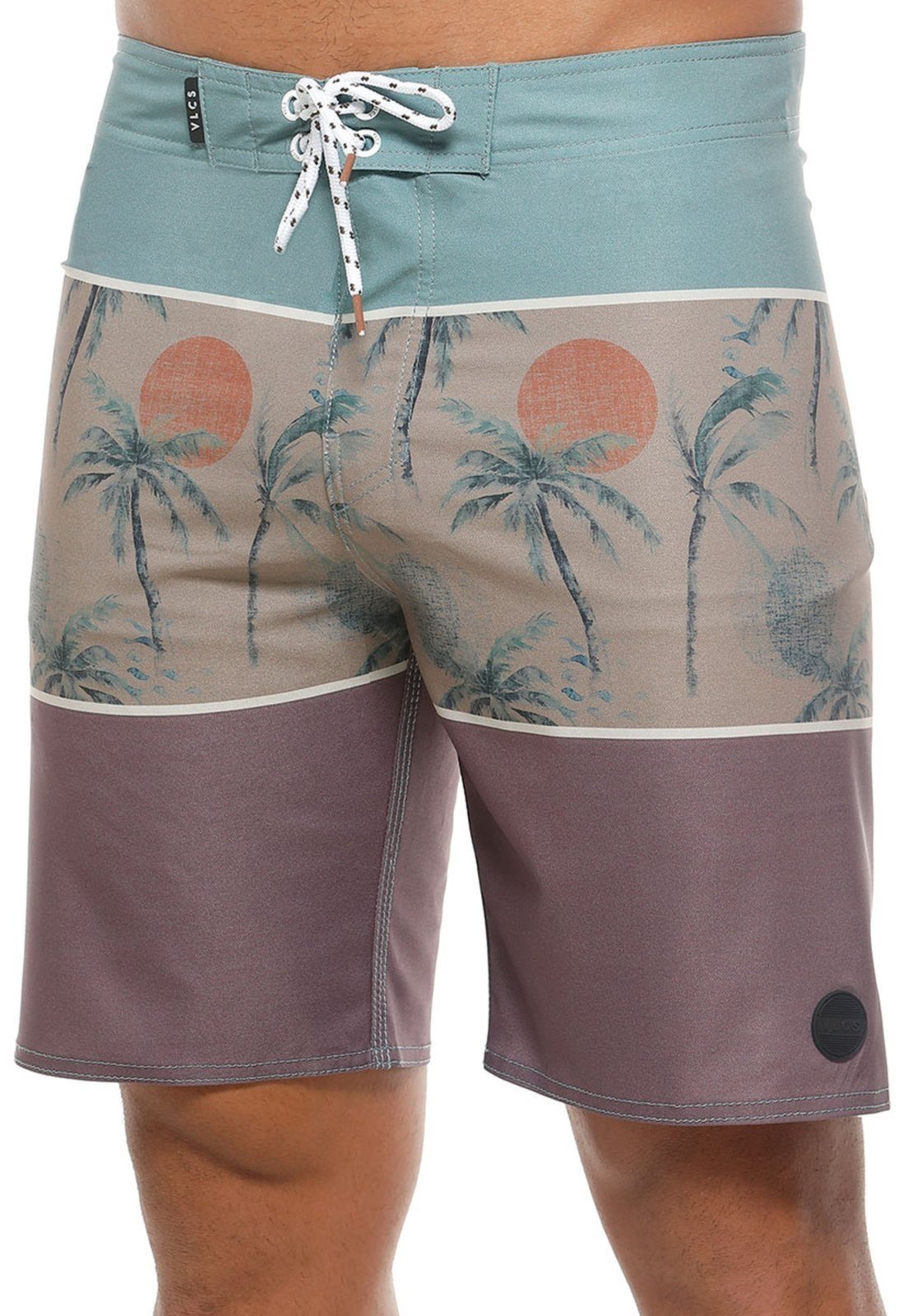 Bermuda Água Masculina Boardshorts Elastano VLCS
