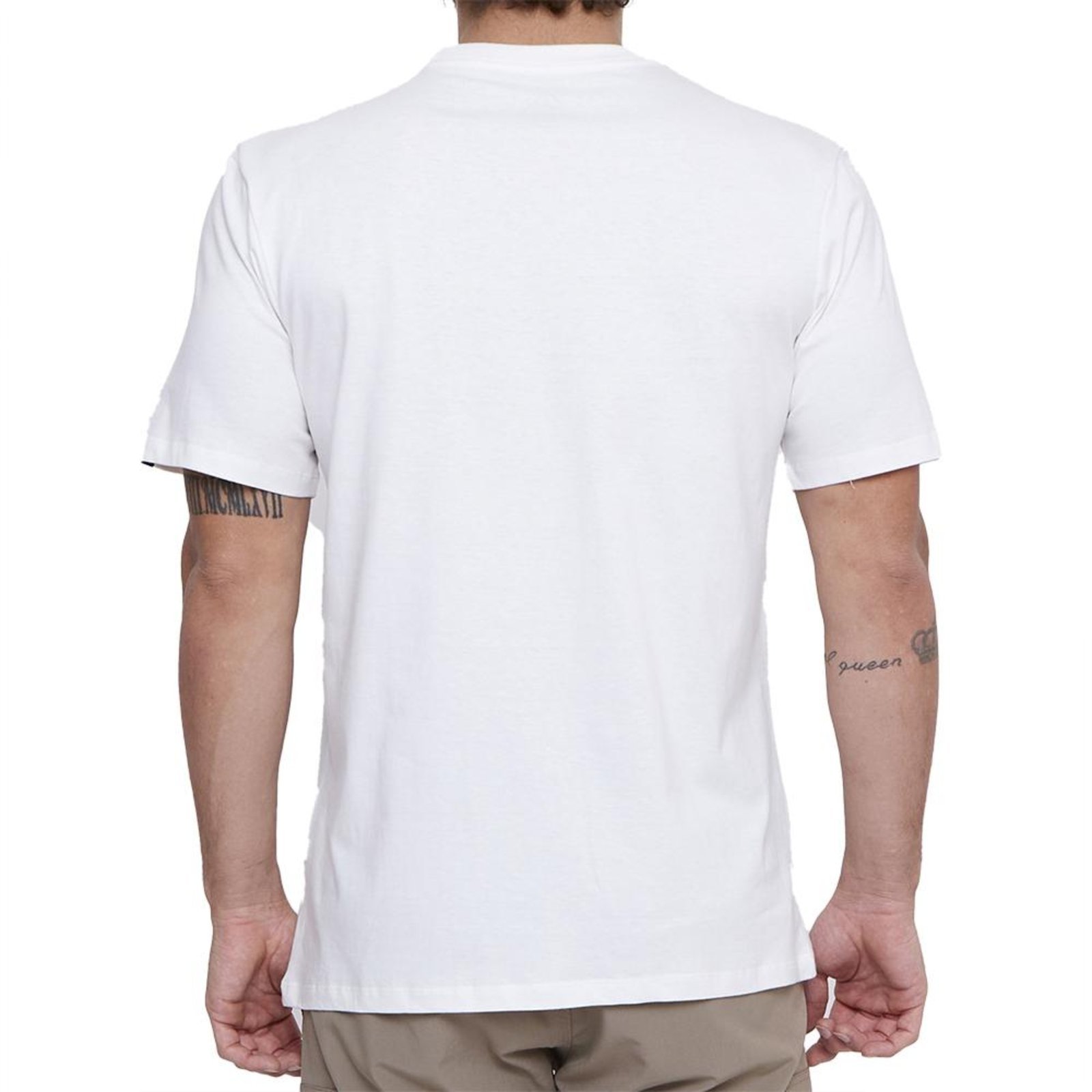 Camiseta Quiksilver Checker SM25 Masculina Snow White