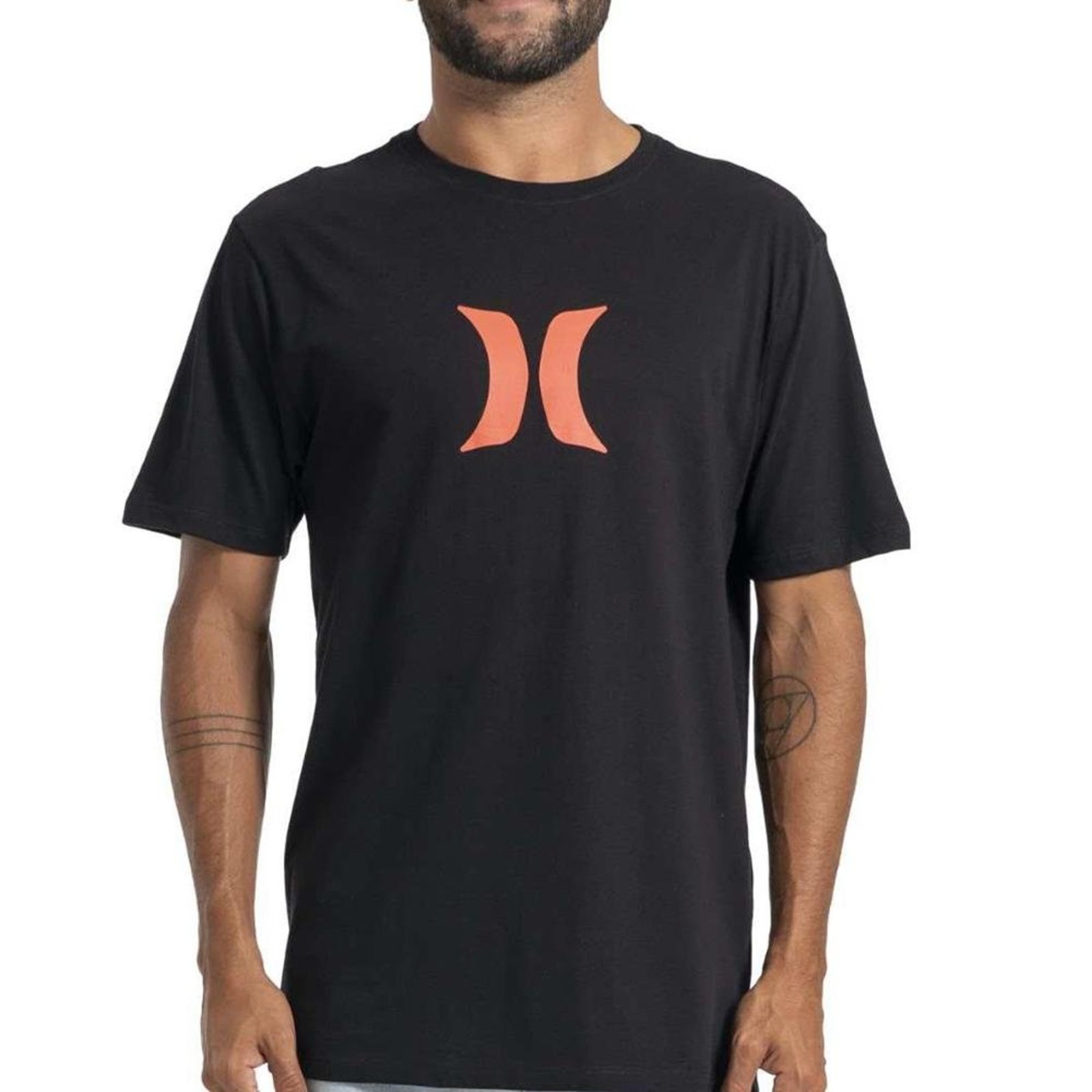 Camiseta Hurley Icon SM27 Masculina Preto