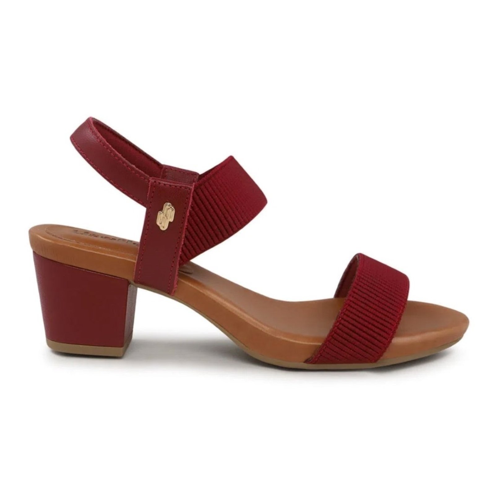 Sandália Usaflex Feminina Elástico Salto Bloco Y8204