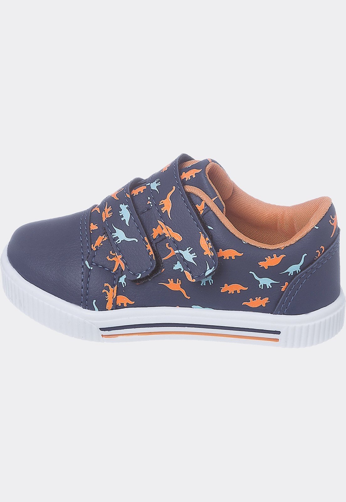 Vista 3 Infantil - Kit 2 Pares de Tênis Masculino Dinossauro e Jogging Kidstep preto Kidstep preto