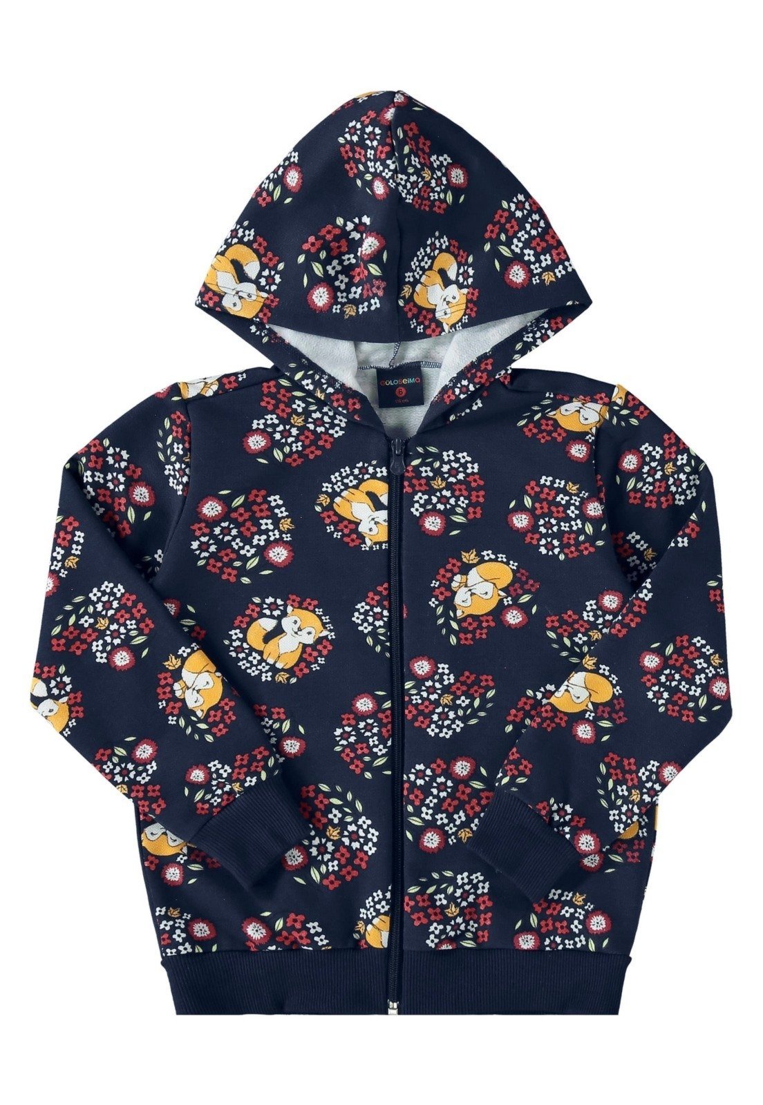 Vista 3 Infantil - Conjunto Jaqueta e Calça para Menina Guloseima azul marinho GULOSEIMA azul marinho