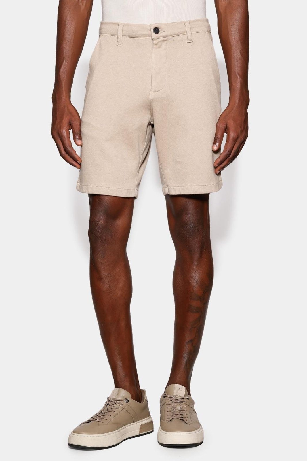 Bermuda Aramis Chino Color Comfort Marfim 117