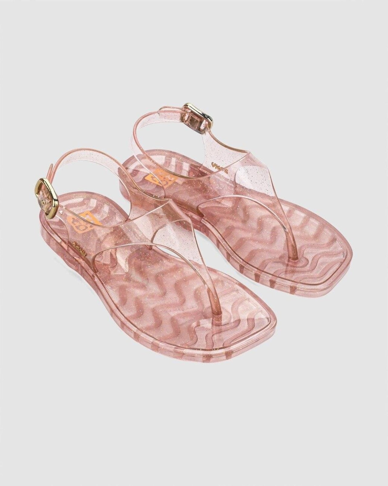 Infantil - Sandália Zaxy Glitter Jelly Nude