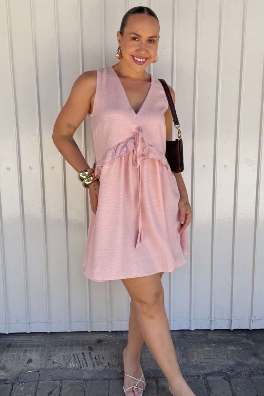 Vestido Vanibele Regata Rose