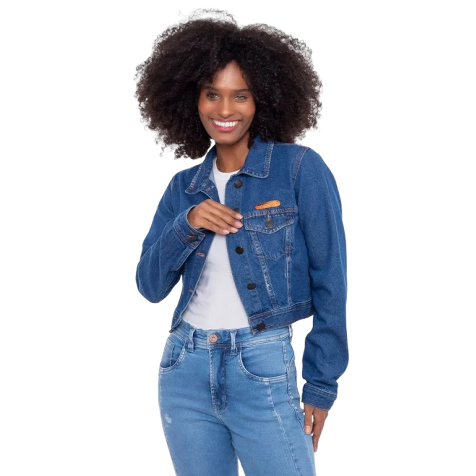 Jaqueta Jeans Feminina Ecko J001a