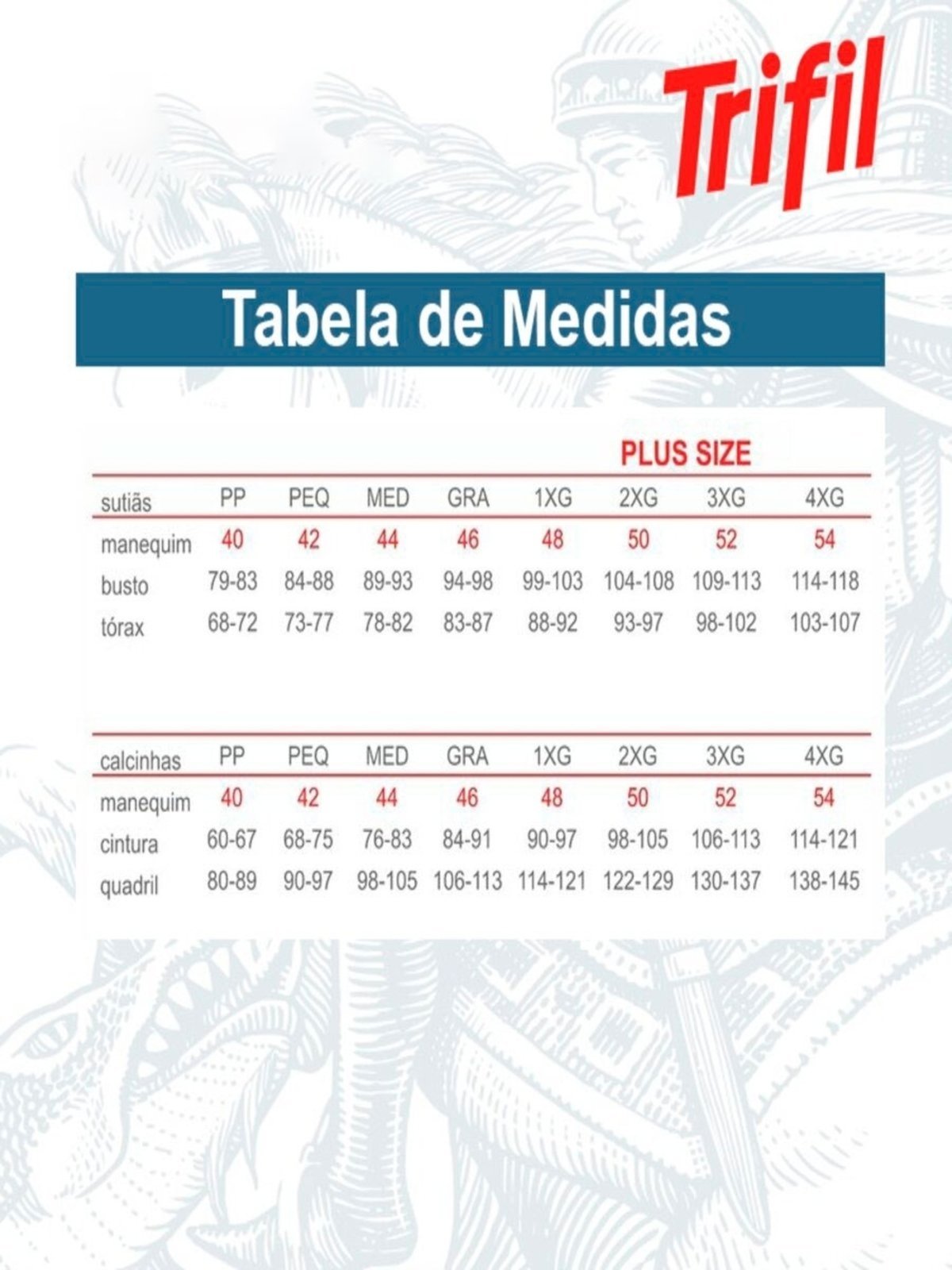 Vista 3 Kit com 3 Calcinhas Biquíni Trifil 4404 bege TRIFIL bege