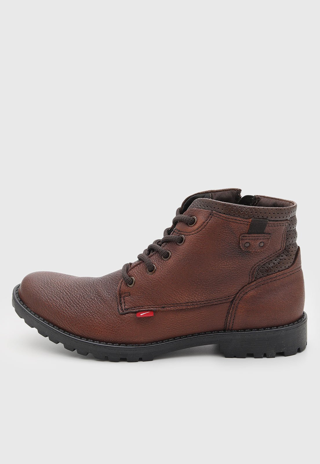 Bota Coturno Masculina Ferracini Couro Marrom