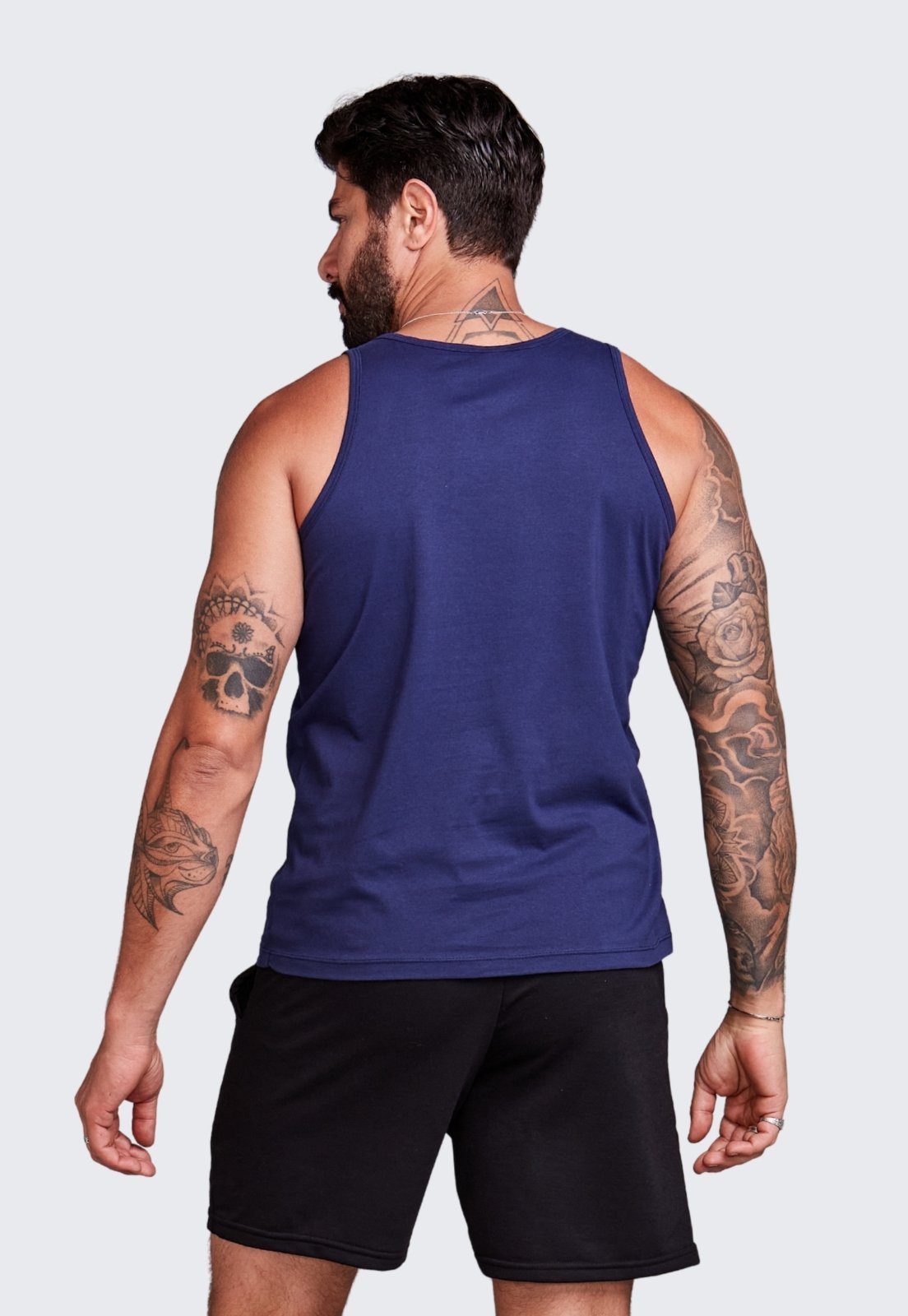 Vista 3 Camisa Regata Masculina Daze Modas cinza Daze Modas cinza