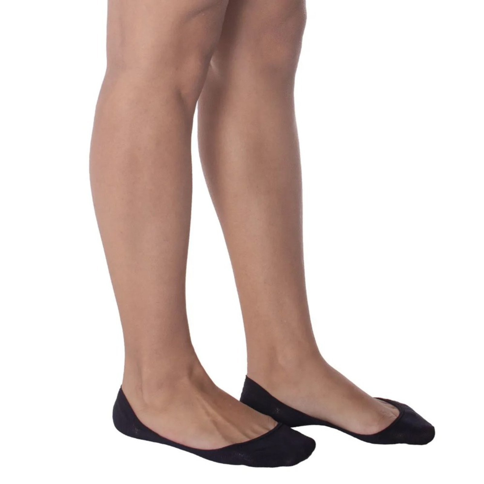 Vista 3 Meia Selene Sapatilha Super Invisível Feminina preto SELENE preto