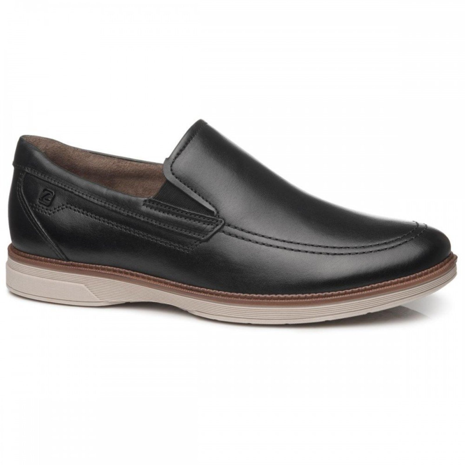 Sapato Pegada 126703-01 Mocassim Masculino Pegada Preto