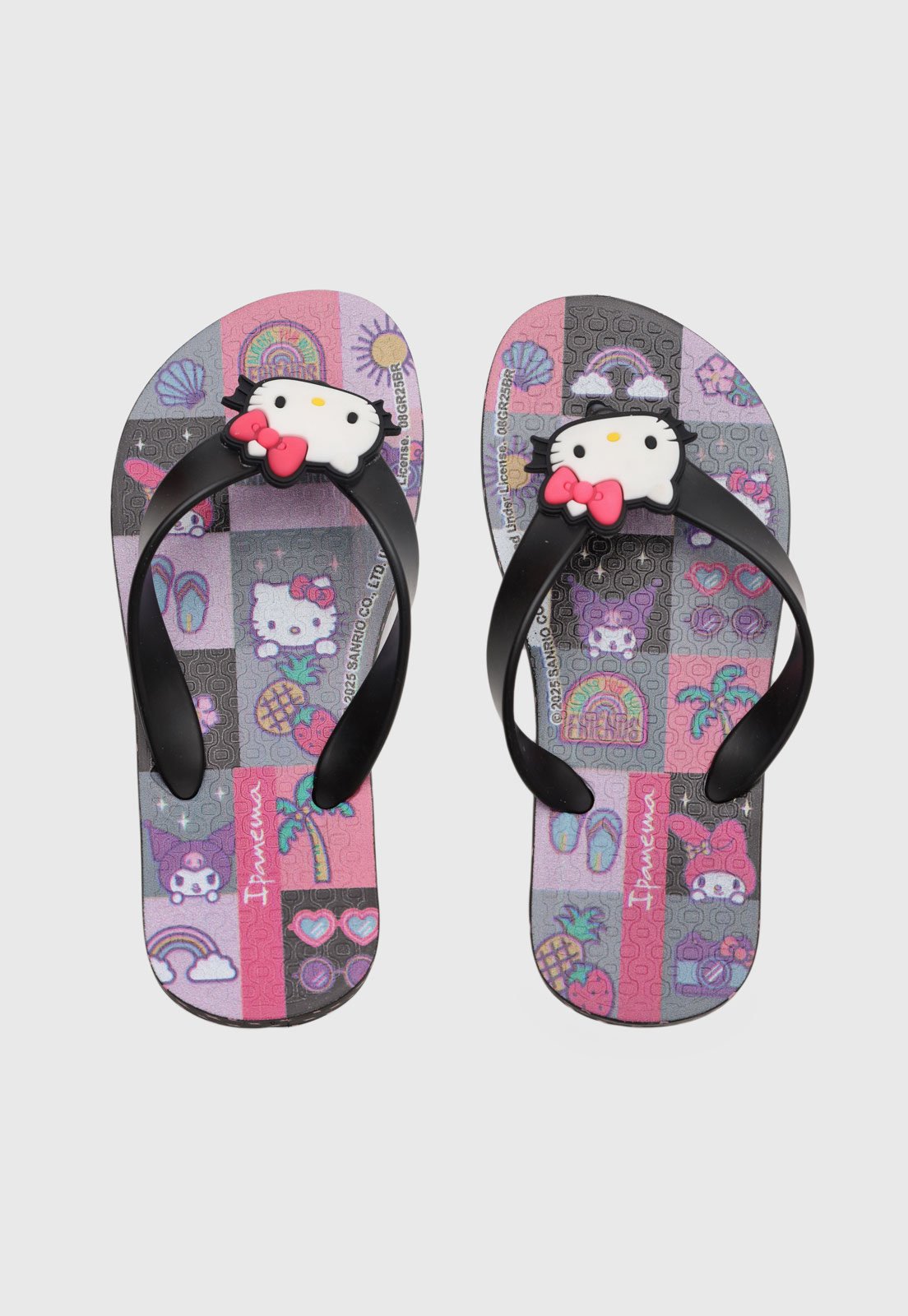 Vista 2 Infantil - Chinelo Ipanema Hello Kitty azul Ipanema azul