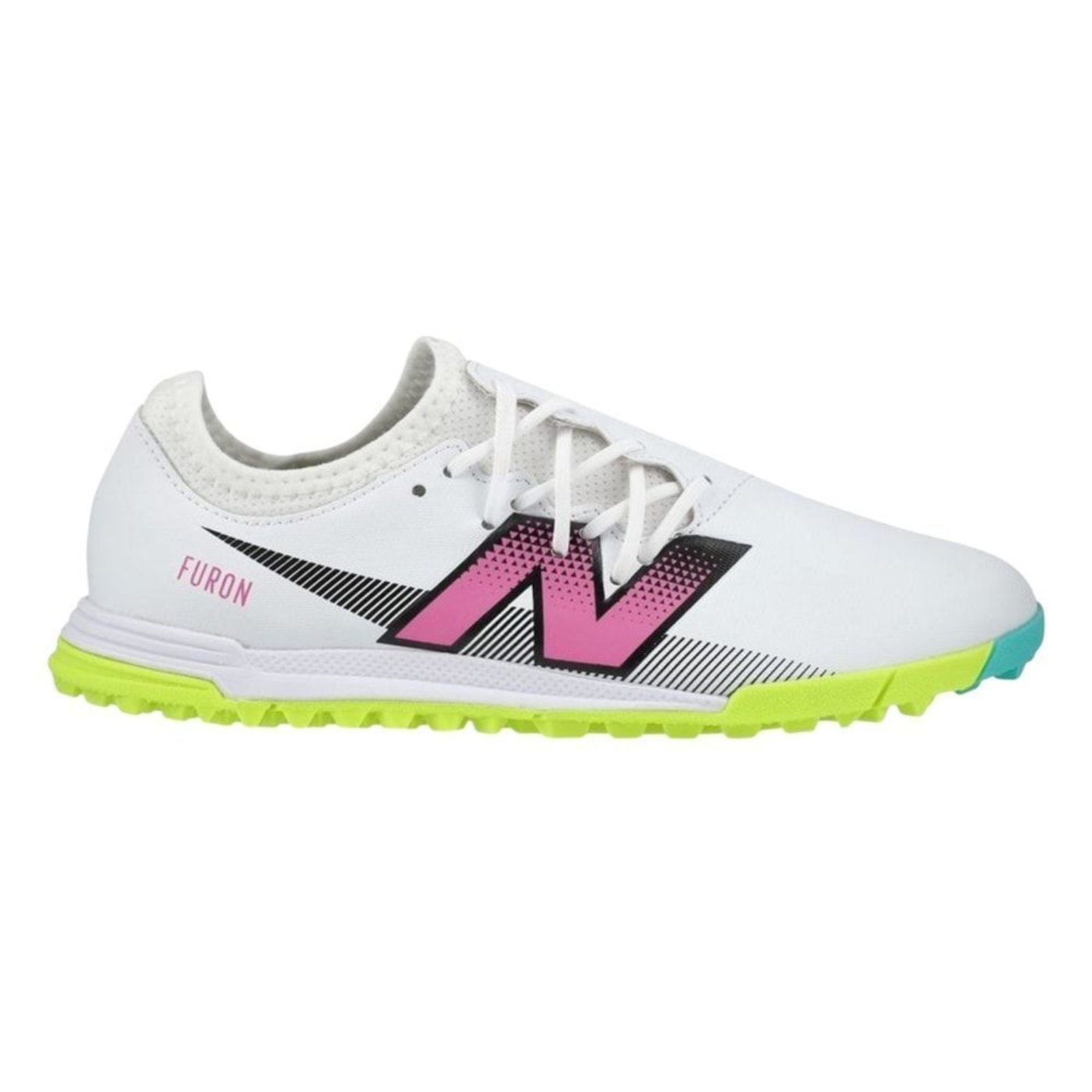Chuteira Society New Balance Furon Dispatch TF V7+ - Branco - new balance