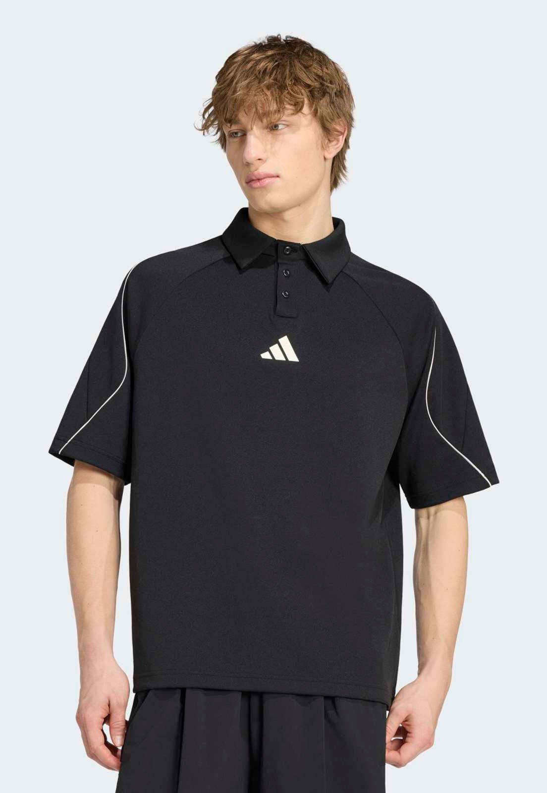 Camisa Polo Masculina adidas Sportswear Stadium Preta