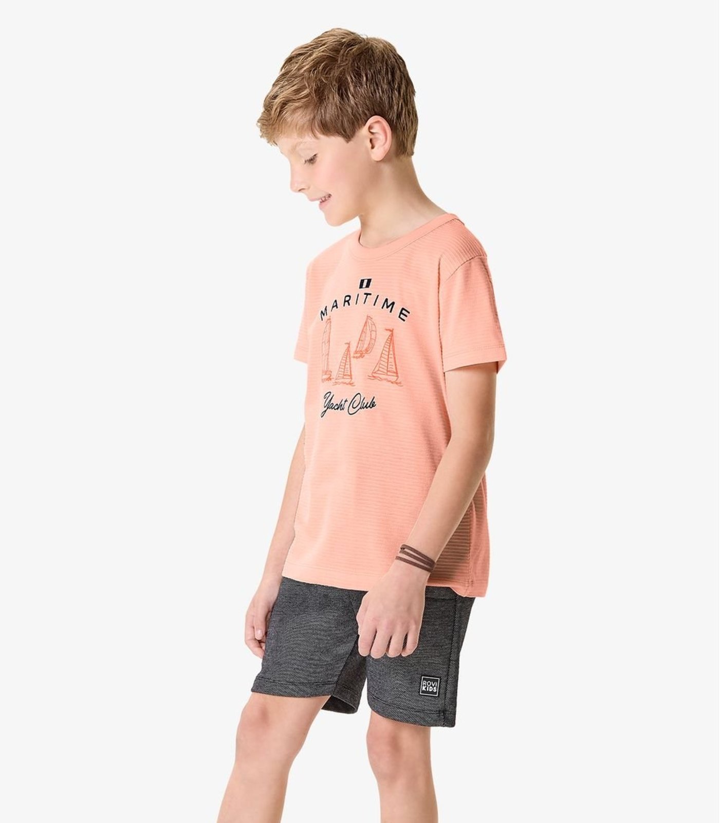 Infantil - Bermuda Moletom Rovi Preto