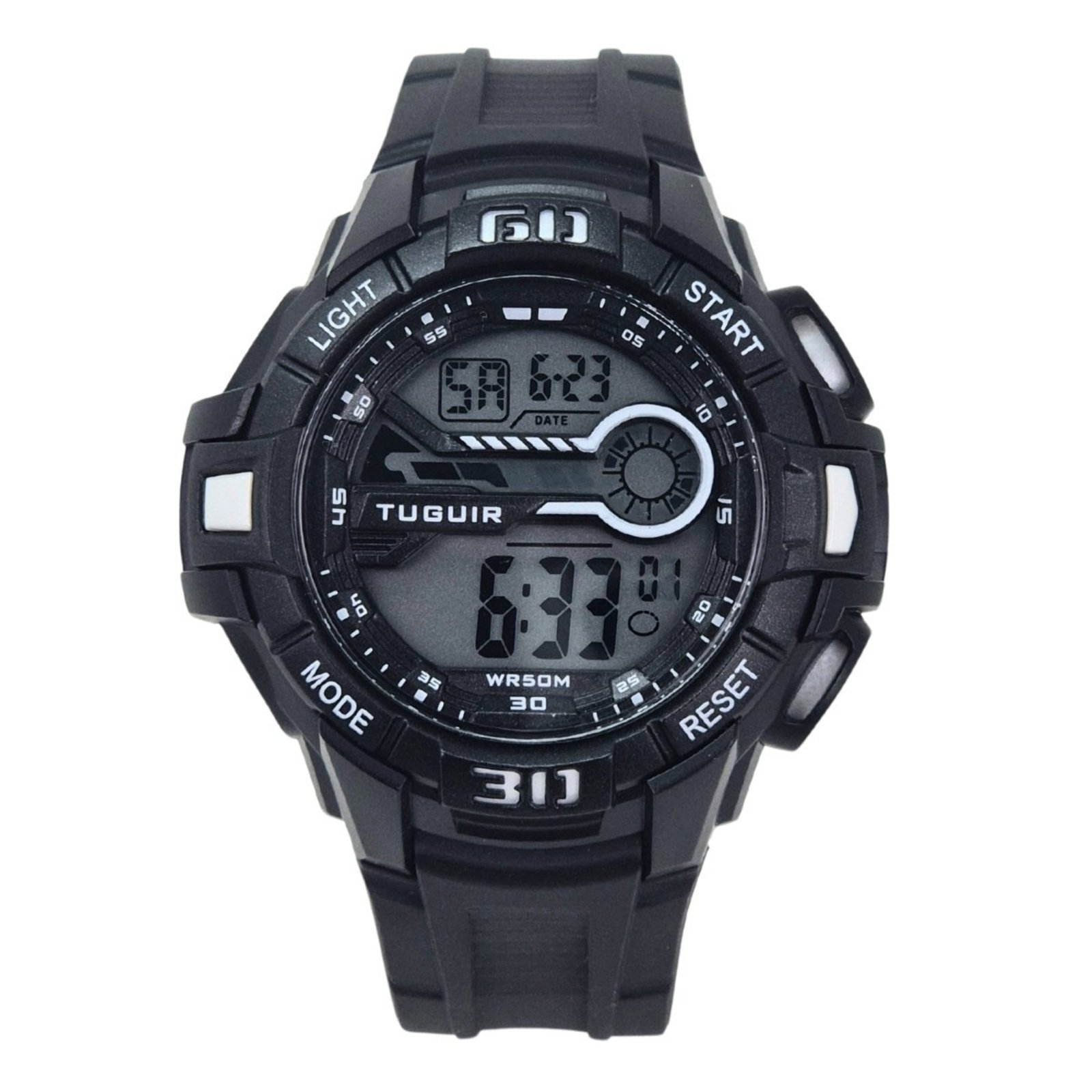Relógio Masculino Tuguir Digital TG30463 Preto e Branco