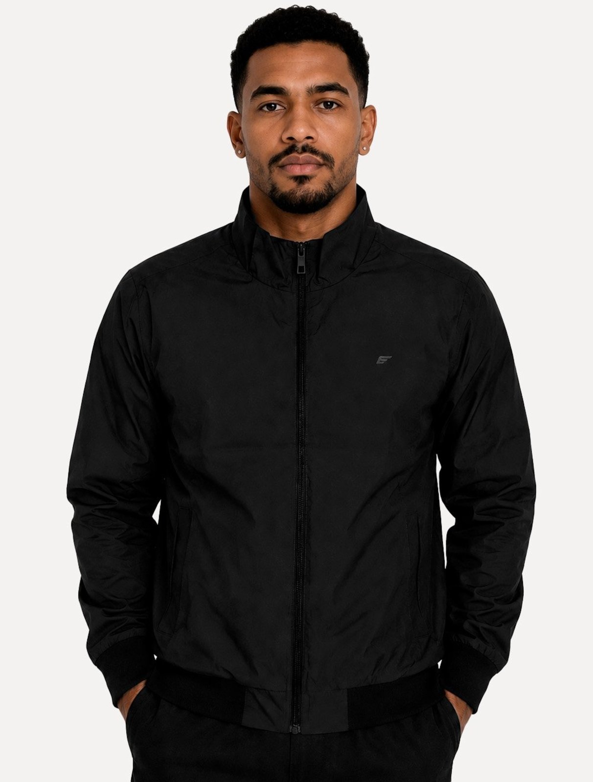 Jaqueta Ellus Masculina Tech Bomber Preta