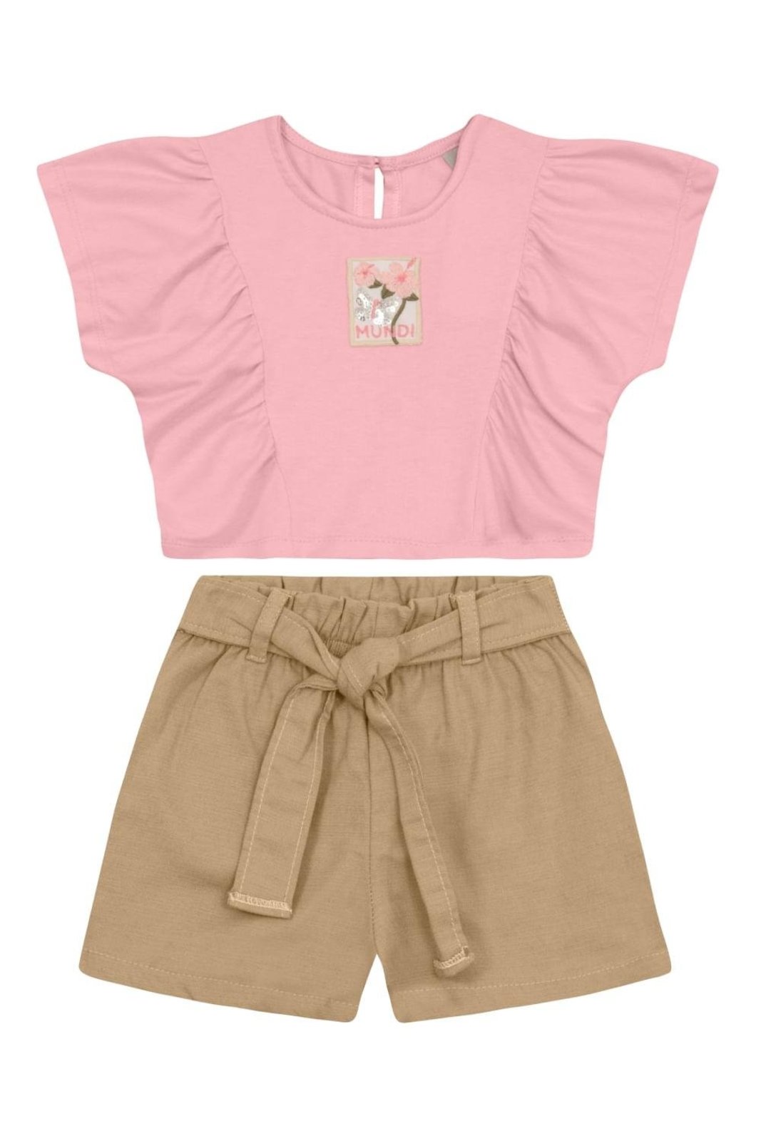 Infantil - Conjunto menina floral Mundi
