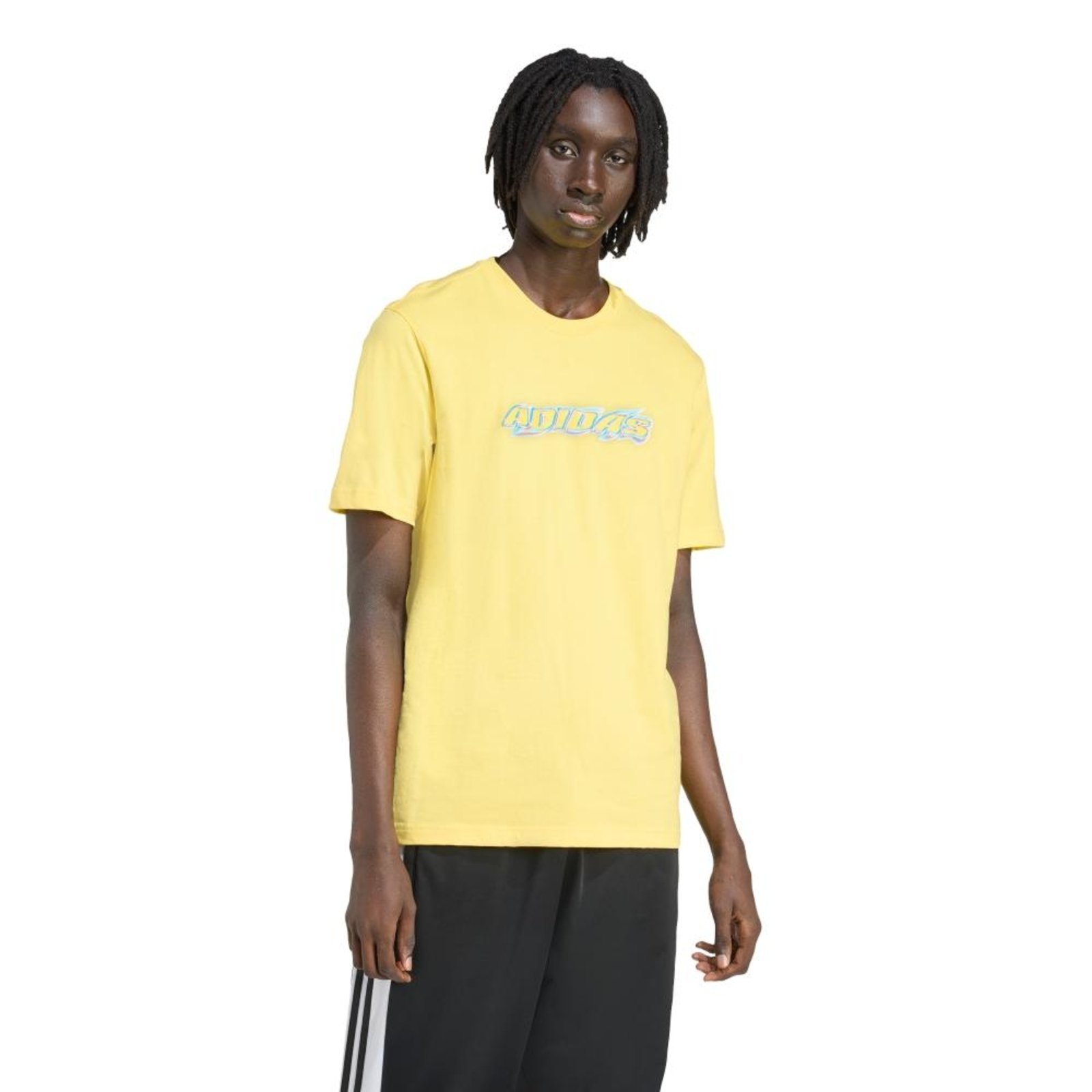 Camiseta Folgada Trefoil Series adidas Originals Amarelo