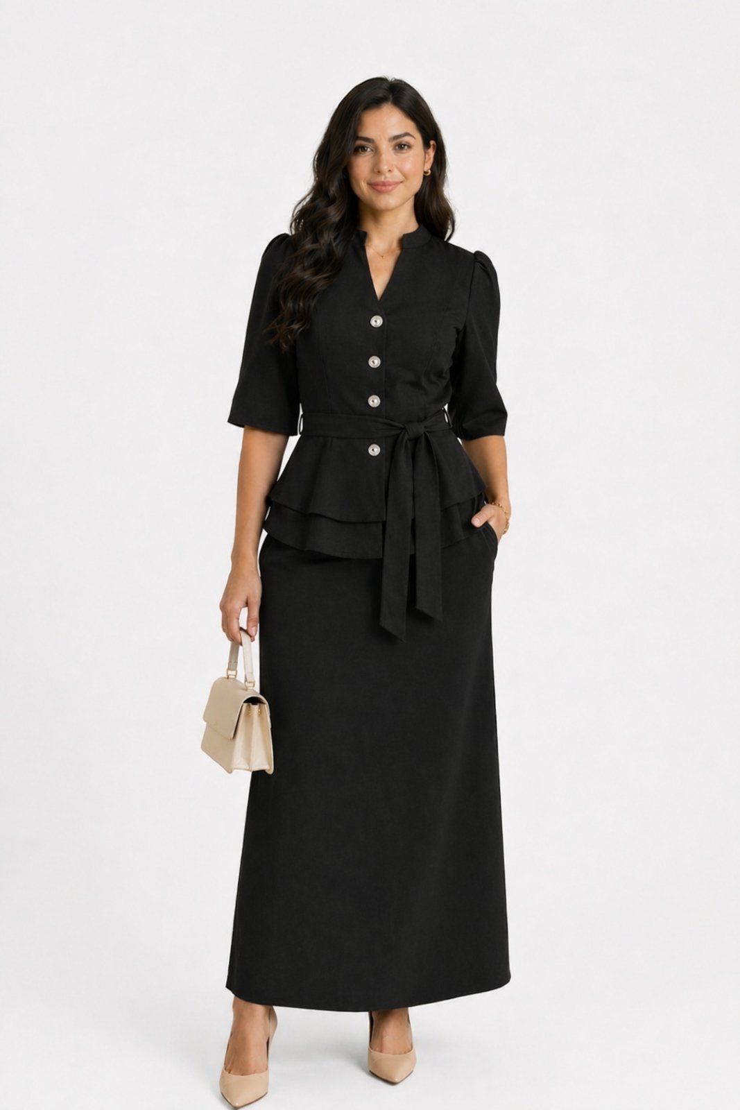 Infantil - Conjunto D Bell Outlet Fashion Vintage Preto