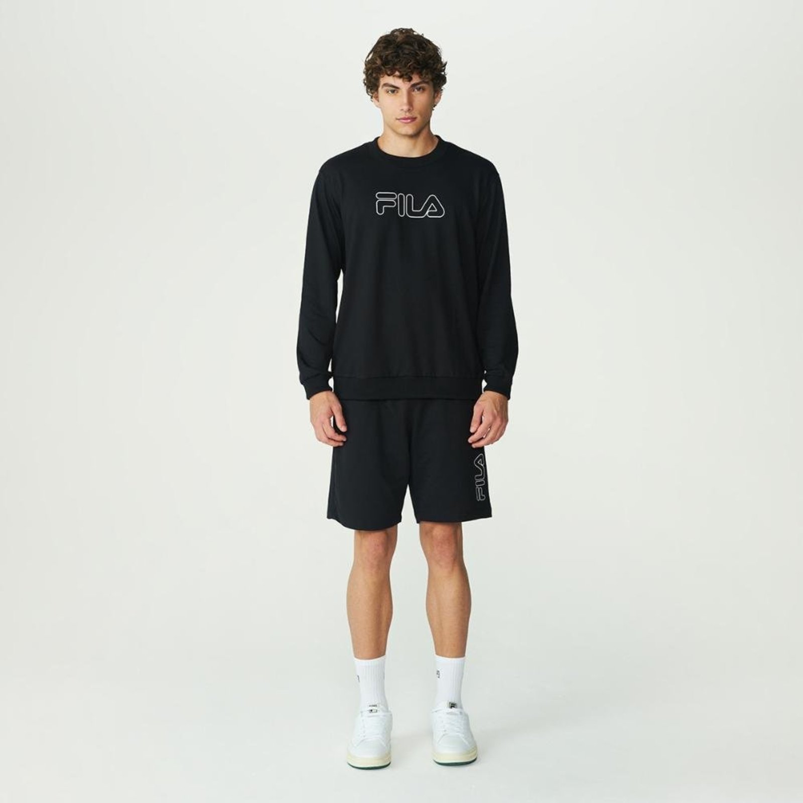 Bermuda Fila Outline Light Masculina Incolor