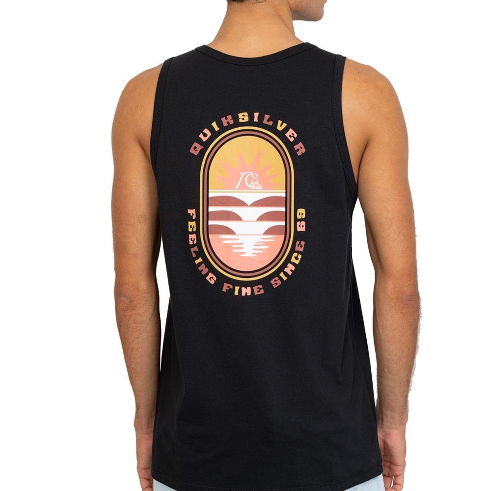 Regata Quiksilver Beach Break SM27 Masculina Preto
